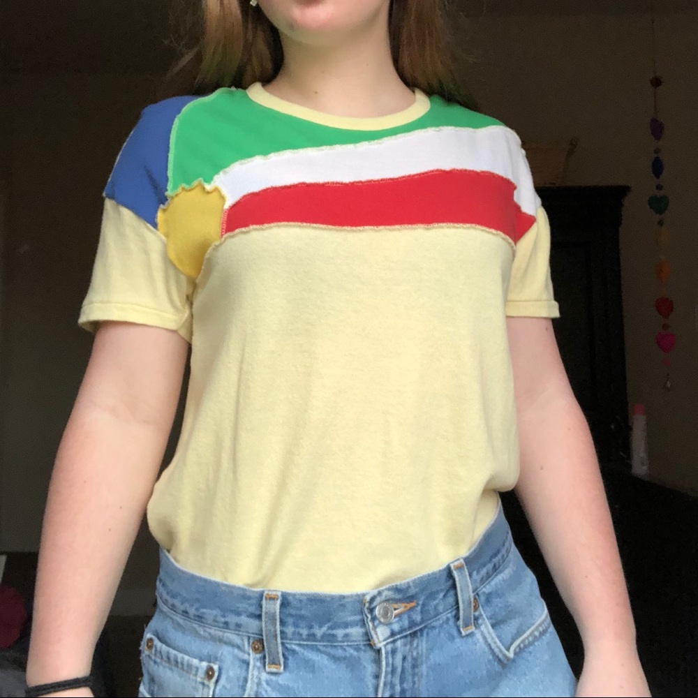 urban outfitters rainbow tee